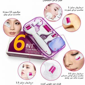 درمارولر تیتاتیومی ۶ کاره   ۶ در ۱  دی.آر.اس   DRS  Derma roller