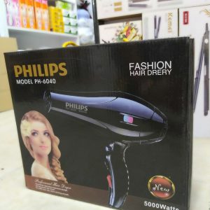 سشوار حرفه ای فلیپس اورجینال دو موتوره 5000 وات مدل PH-6040