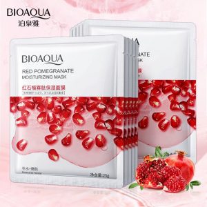 ماسک ورقه ای عصاره انار برند بیوآکوا BIOAQUA