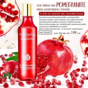 تونر پاک کننده صورت عصاره انار برند وان اسپرینگ ONE SPRING
