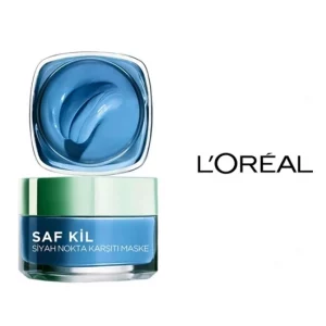 ماسک ضد جوش های سر سیاه عصاره خاک رس و جلبک دریایی لورال LOREAL