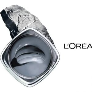 ماسک روشن کننده پوست عصاره خاک رس و زغال برند لورآل LOREAL