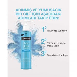 ژل شستشوی صورت آبرسان مدل hydro boost نوتروژنا NEUTROGENA