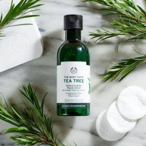 ژل شستشوی صورت عصاره درخت چای برند بادی شاپ BODY SHOP