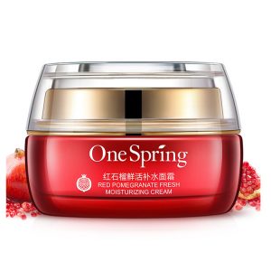 کرم روشن کننده پوست و آبرسان عصاره انار برند وان اسپرینگ ONE SPRING