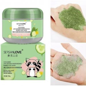 ماسک حبابی خیار برند سرسان لاو SERDAN LOVE
