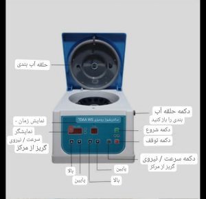 دستگاه سانتریفیوژ ۸ شاخه آزمایشگاهی مدل TD4C